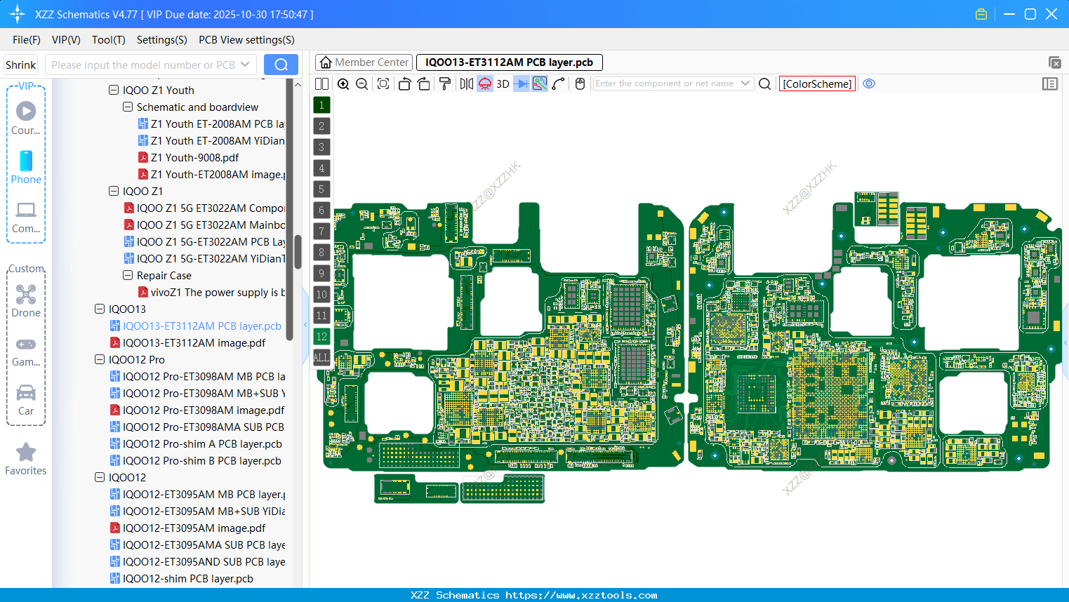 VIVO IQOO13-ET3112AM PCB Layer